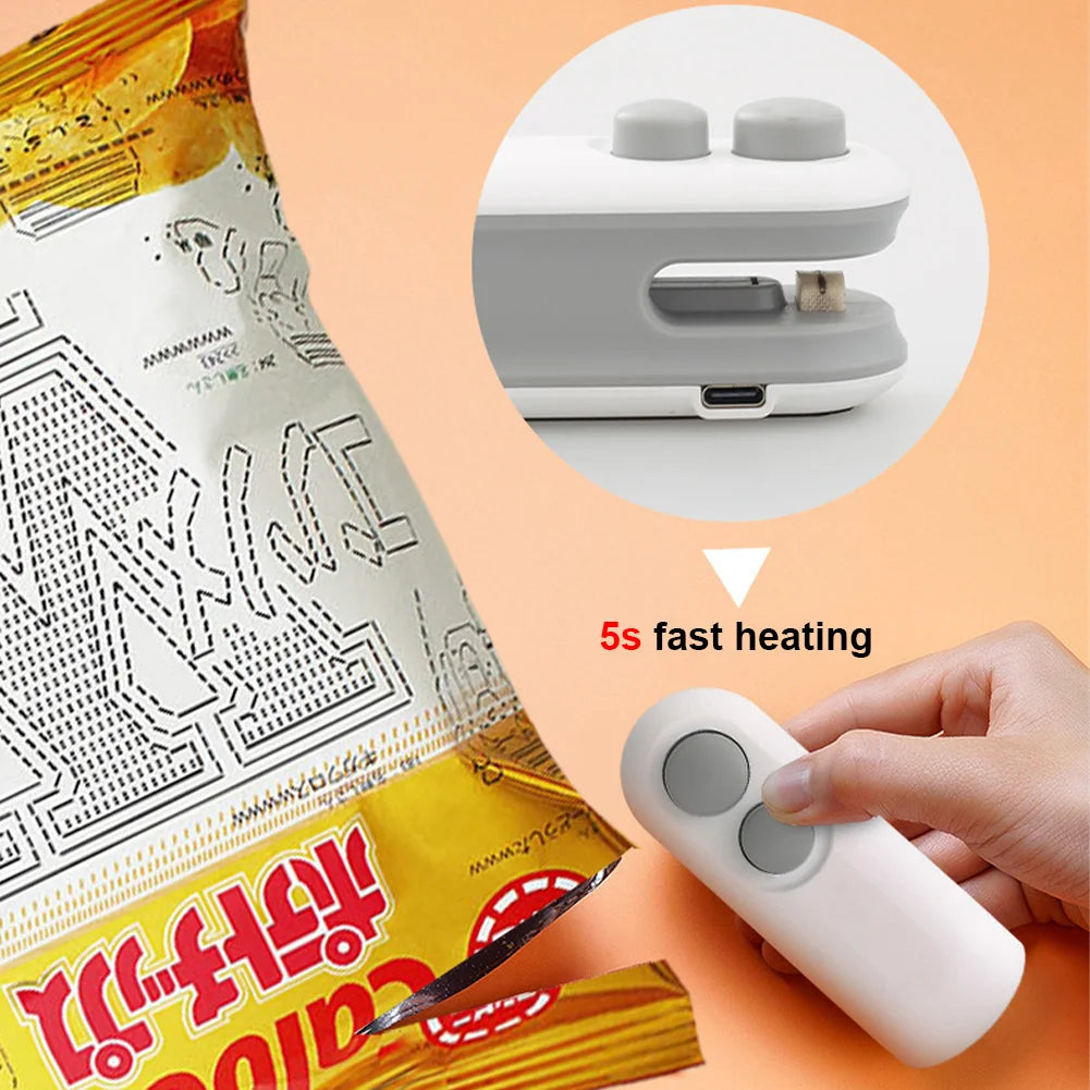 2-in-1 Portable Heat Bag Sealer & Cutter