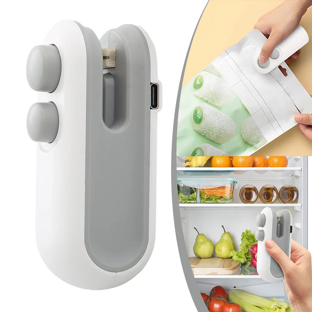 2-in-1 Portable Heat Bag Sealer & Cutter
